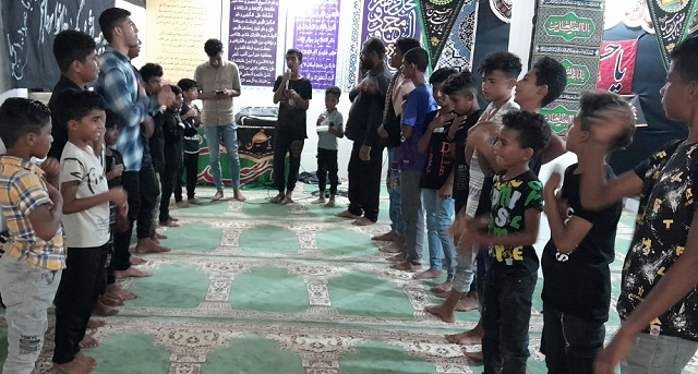 عزاداري نوجوانان مسجدي در هرمزگان