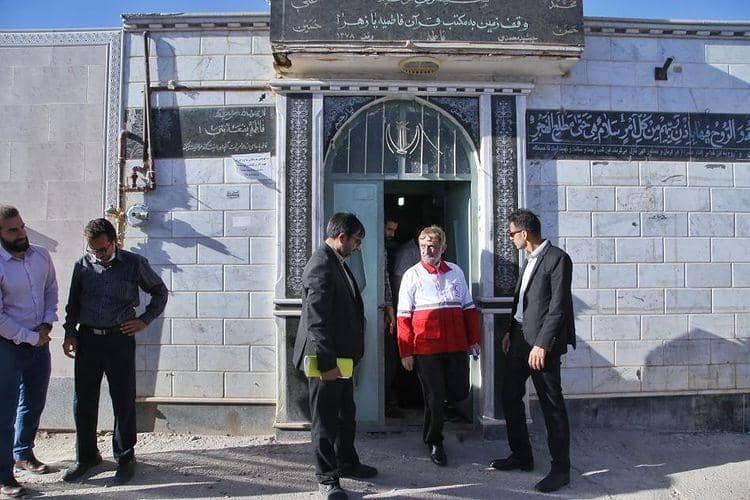بازديد عضو تشخيص مصلحت نظام از فعاليت هاي جهادي جوانان مسجدي محله حر بجنورد