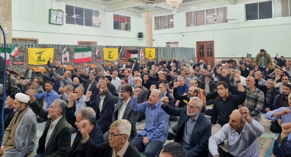 مراسم عزاداري شهادت رهبر بزرگ مقاومت در بجنورد