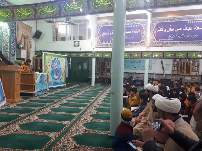 محفل قرآني ويژه دانش آموزان مقطع ابتدايي در مسجد صاحب الزمان (عج) آشخانه