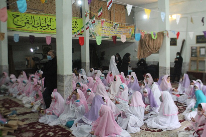 گزارش مصور2؛ جشن طاعت نوگلان مسجدي همزمان با آغاز دهه فجر