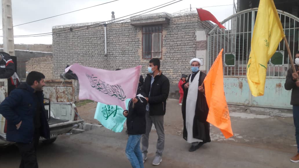نيمه شعبان در قاب شادي کانون مهدويت مسجد جامع روستاي علي آباد بجنورد