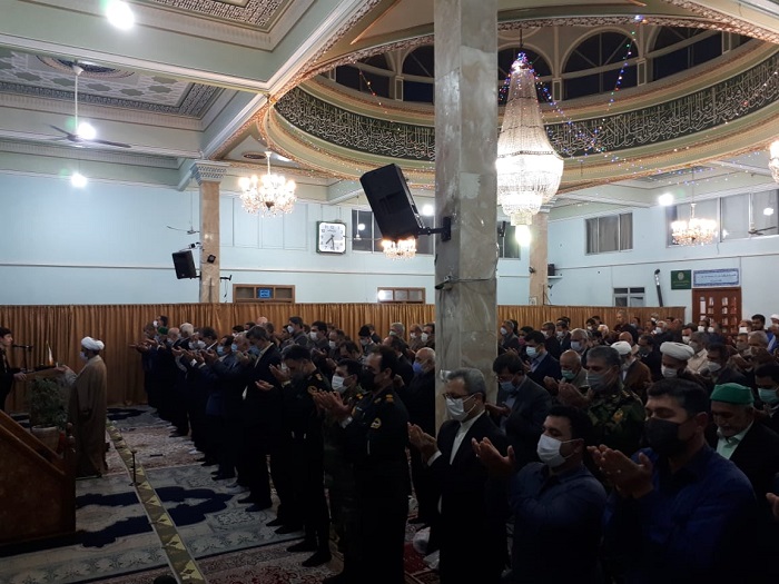 مراسم گراميداشت روز جمهوري اسلامي در مسجد امام رضا(ع)