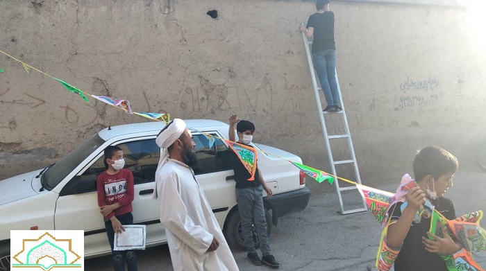 بچه مسجدي ها در خراسان شمالي به استقبال عيد غدير رفتند