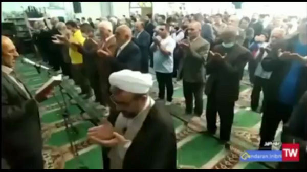 انعکاس برپايي نماز عيد فطر در کانون «شهدا» بهنمير از صدا و سيماي مازندران