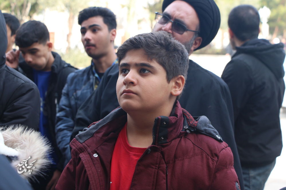 بازديد کادر نوجوان کانون هاي فرهنگي هنري مساجد استان قم از مدرسه علميه فيضيه و مرکز اسناد حوزه و روحانيت