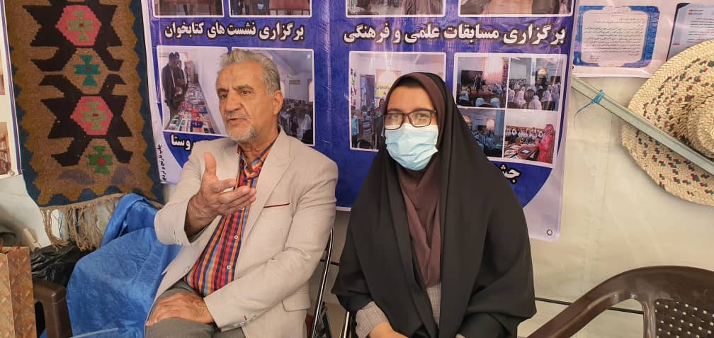 غرفه فرهنگي و کتابخواني کانون معراج السعاده روستاي دوستدار کتاب بزنج در نمايشگاه کتاب تهران