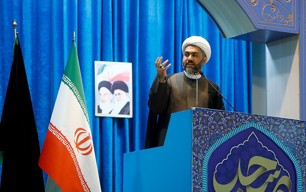 سخنراني حجت‌الاسلام و المسلمين خداداده پيش از خطبه‌هاي نماز جمعه تهران