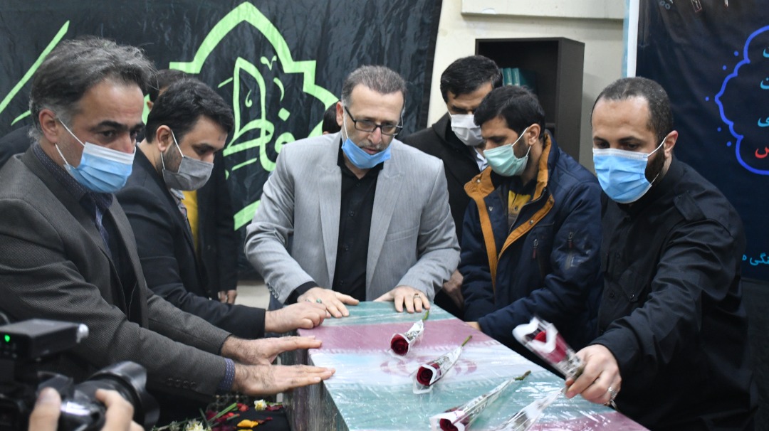 مراسم فاطميه و وداع با شهيد گمنام در نماز خانه اداره کل فرهنگ و ارشاد اسلامي مازندران