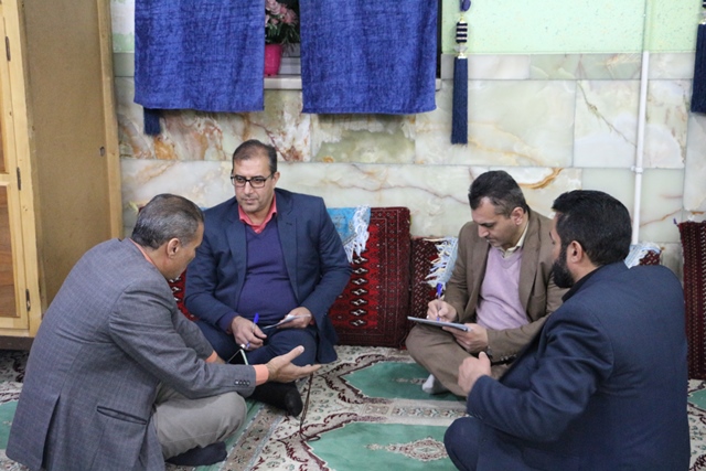 برپايي ميز خدمت در مساجد بمناسبت دهه فجر در سمنان