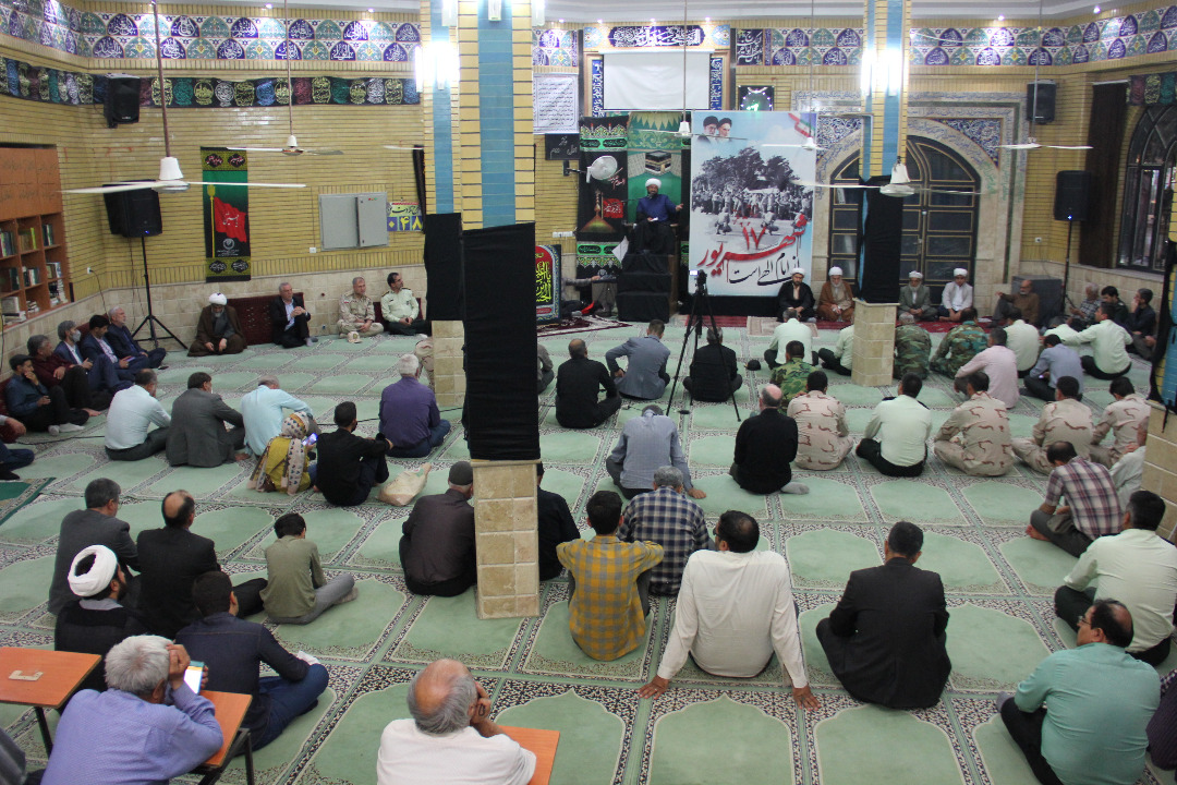 مراسم گراميداشت 17 شهريور به همت اهالي مسجد امام خميني (ره) بجنورد