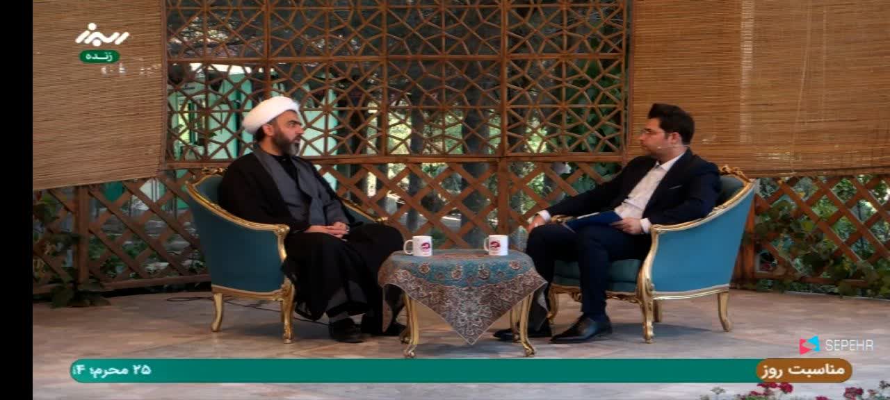 حضور مديرستاد کانون هاي مساجد البرز در صدا و سيما