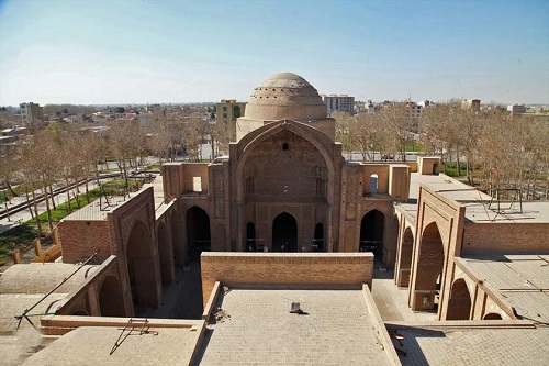 نامه مدیرکل میراث تهران برای نجات مسجد جامع ورامین از خسارت لوله‌های گاز