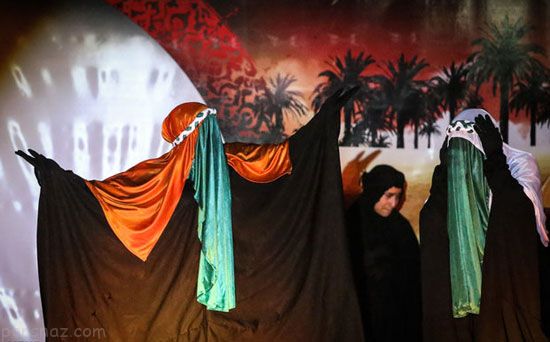 اجرای تعزیه توسط بچه مسجدی های کانون امام علی (ع) در شب های محرم