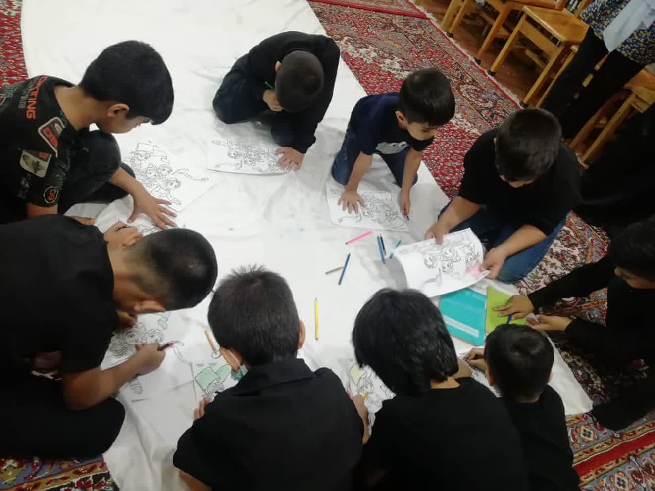مهد محرم بچه مسجدی ها میزبان کودکان حسینی