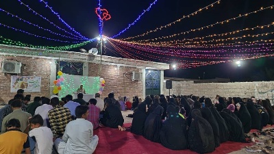 بچه مسجدی های کانون شهید باکری دهه کرامت را در ۲۰ روستای جنوب کرمان جشن میگیرند