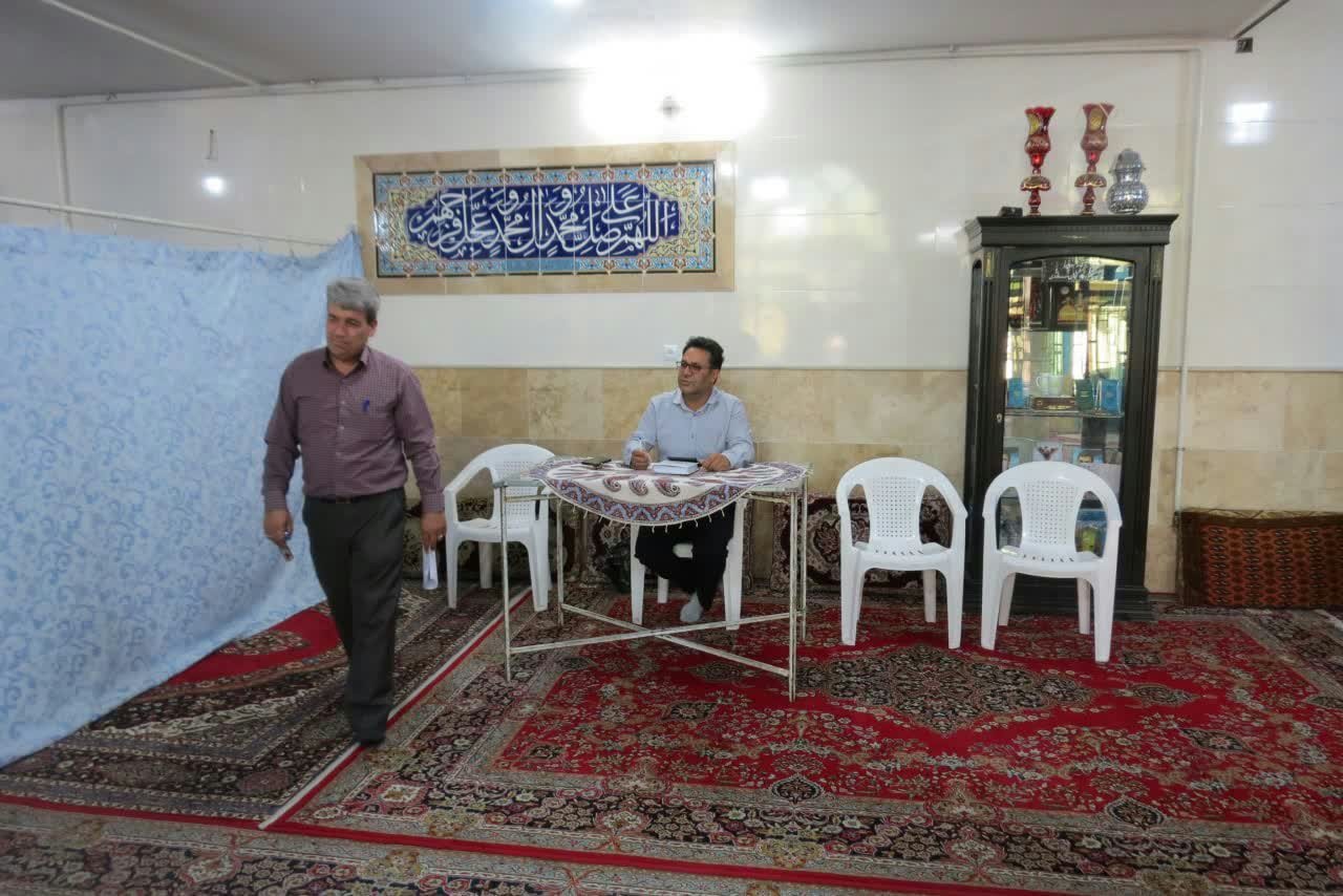برپايي ميز خدمت ورزمايش جهادي در مسجد ابوذر اراک